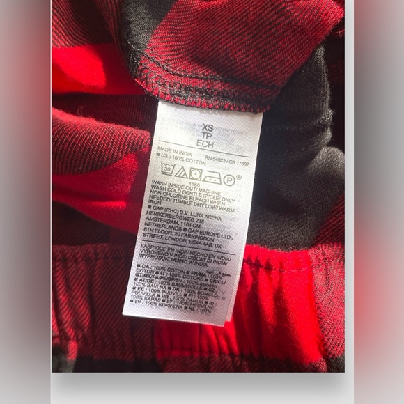 Old Navy Women’s Flannel Jogger Pajama Pants Red/Black Buffalo Plaid Size XS NWT - Picture 9 of 9
